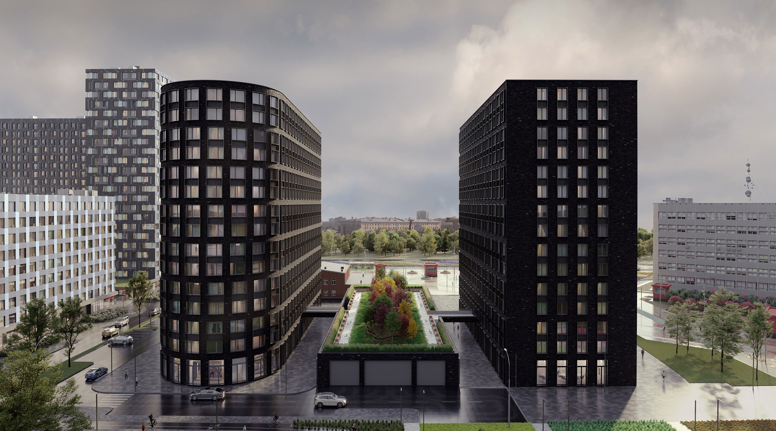 Проект АСКУЭ "РЕСУРС": ЖК Соседи 21/19, г. Москва